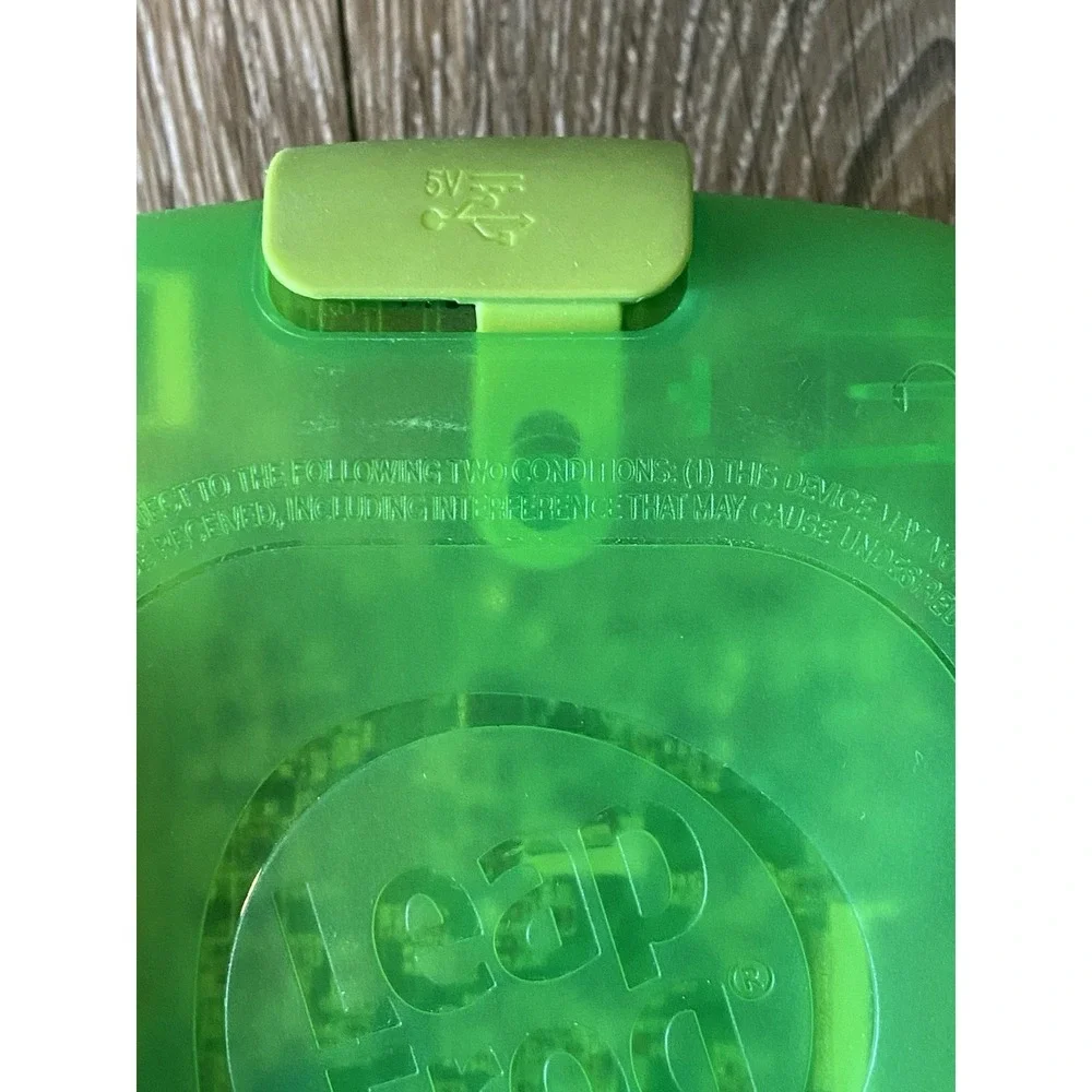 LeapFrog RockIt Twist Handheld Learning Game System - Green Used Works 100%